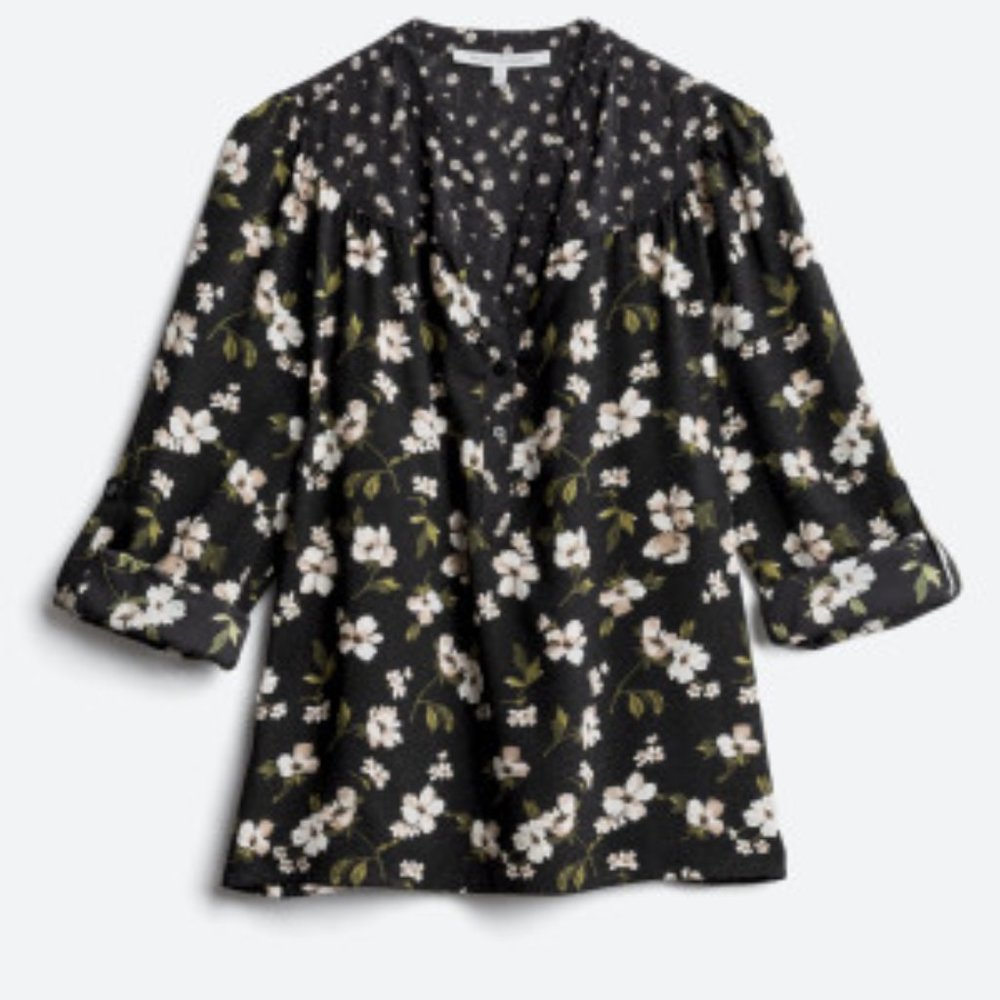 Split Neck Blouse - image 1